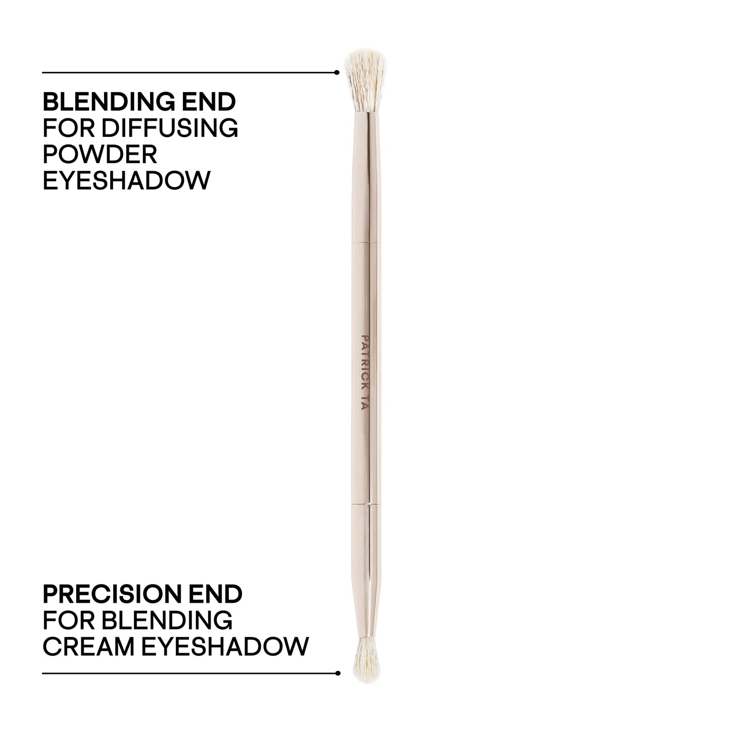 Dual Ended EyeShadow Brush - Patrick Ta
