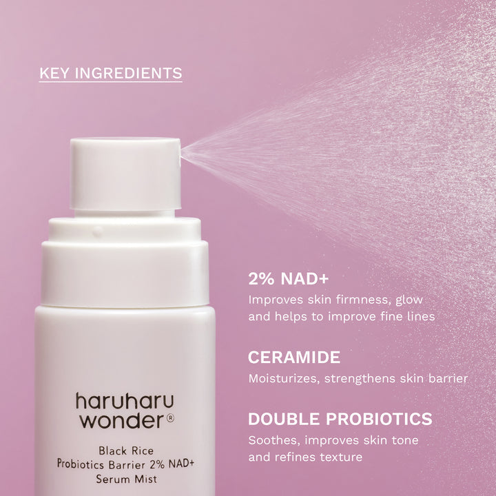 Black Rice Probiotics Barrier 2%Nad+Serum Mist - Haruharu Wonder