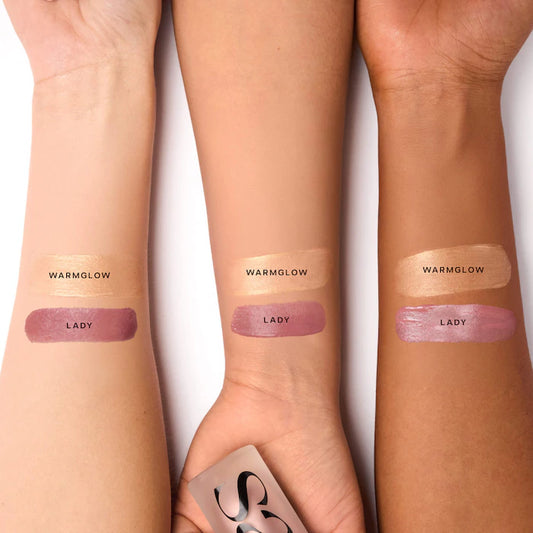 Blush Glow Set Liquid Blush & Highlighter Kit - Saie