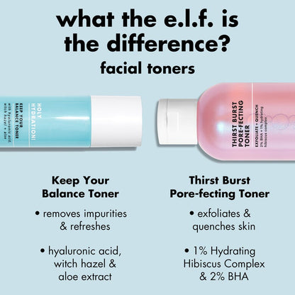 Thirst Burst Pore Efecting Toner - elf
