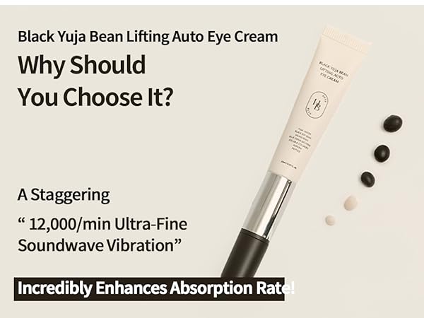 Black Yuja Bean Lifting Auto Eye Cream - HeveBlue