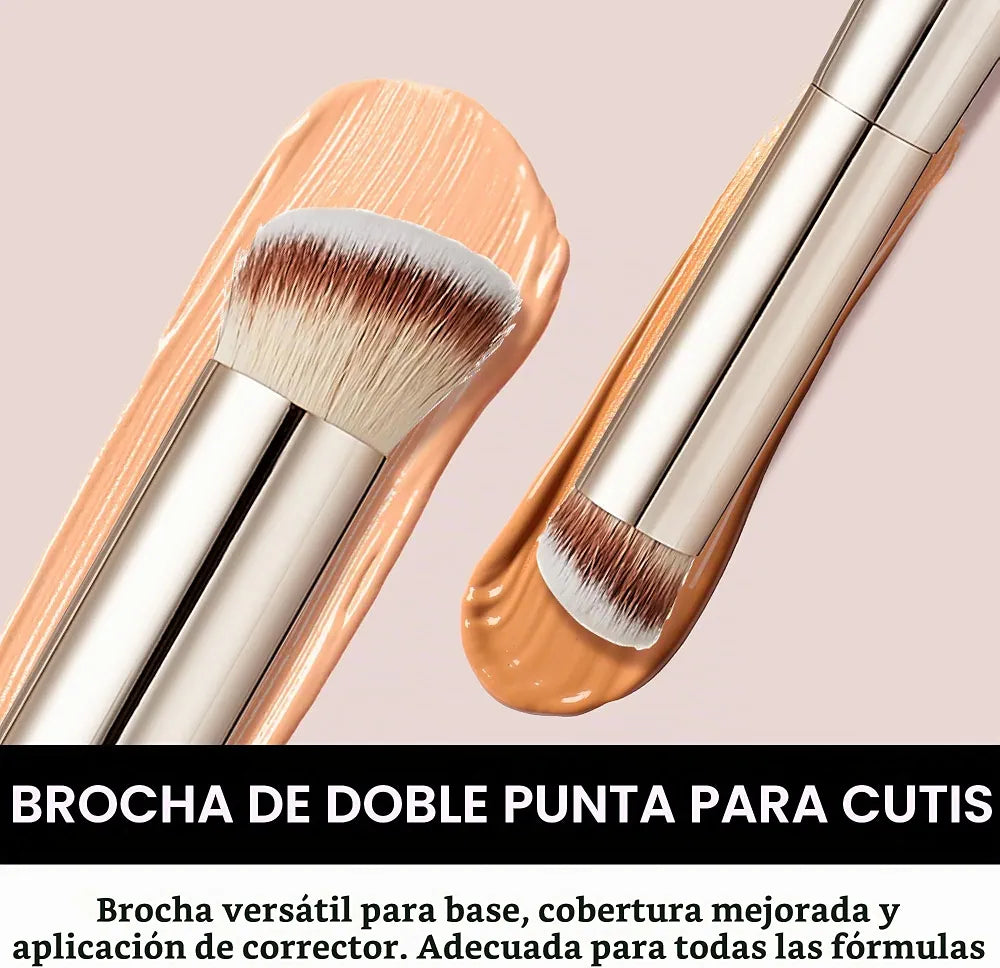 Dual Ended Complexion Brush - Kiss