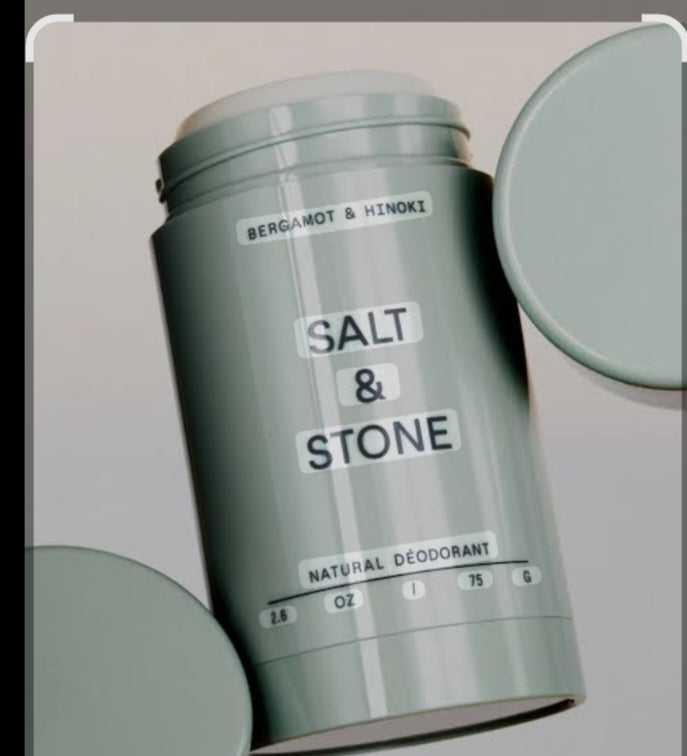 Bergamot & Hinoki Deodorant - Salt & Stone