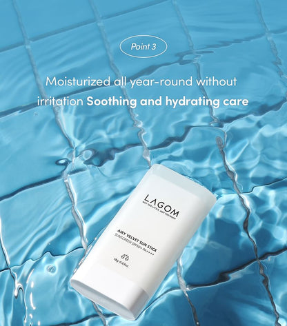 Airy Velvet Sun Stick Sunscreen Spf 50+ PA++++ - Lagom