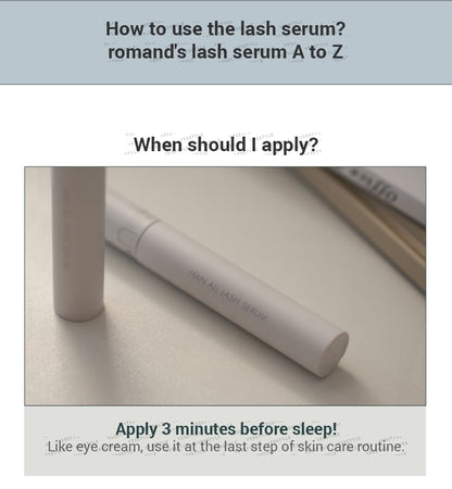 Han All Lash Serum - Rom&nd