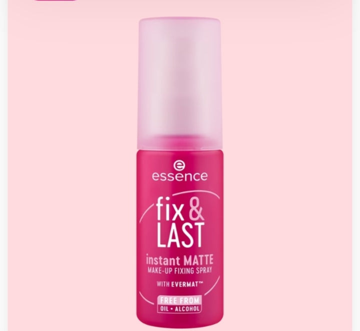 Fix & Last Instant Matte Make Up Fixing Spray - Essence