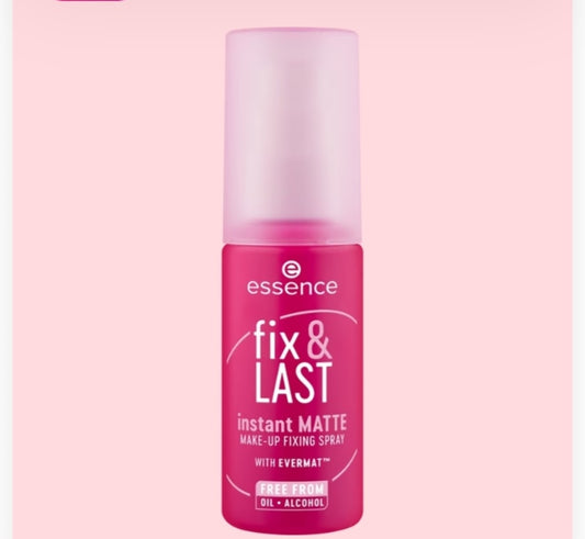 Fix & Last Instant Matte Make Up Fixing Spray - Essence