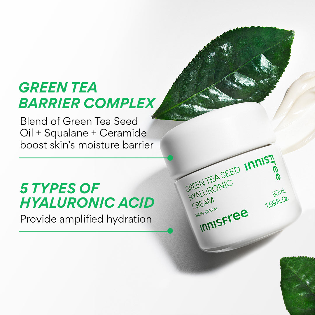 Green Tea Seed Hyaluronic Cream - Unnisafree