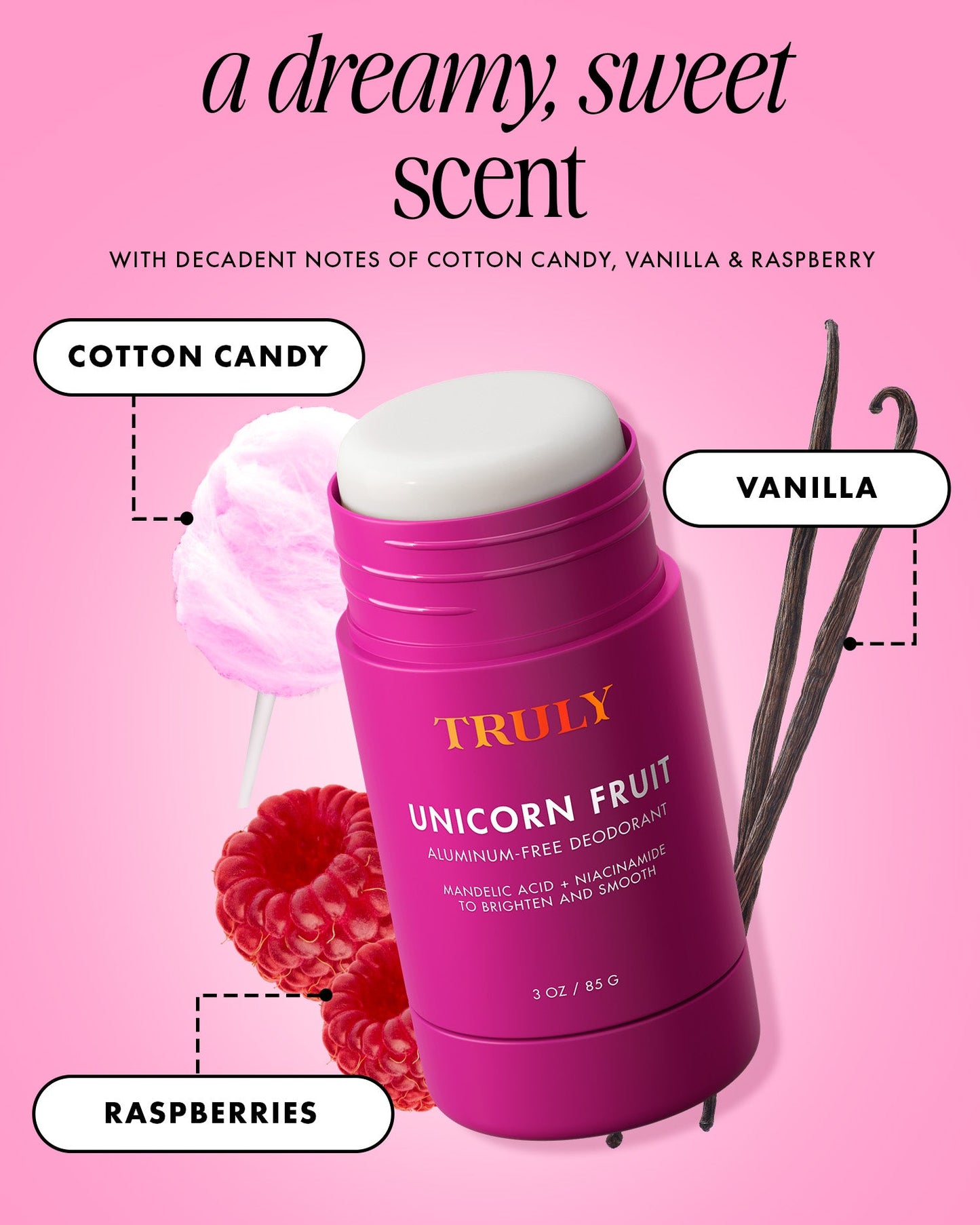 Unicorn Fruit Aluminum-Free Deodorant - Truly
