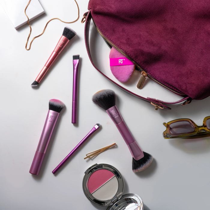 Big Blends Energy Brush+Dual-Sided Puff Set - Real Techniques