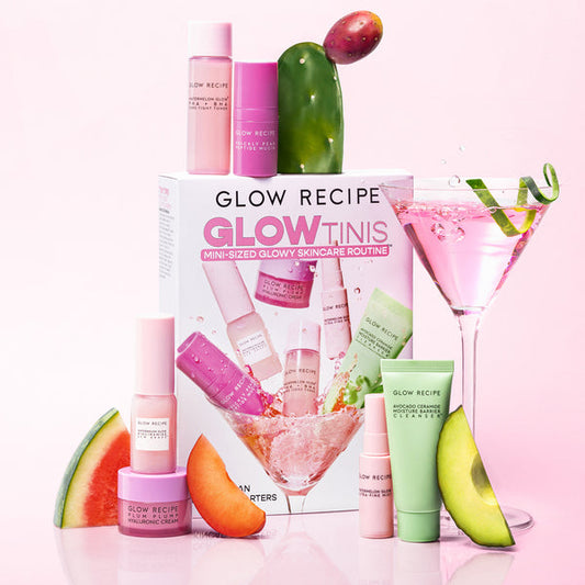 Glow Tinis Mini Sized Glowy Skincare Routine - Glow Recipe