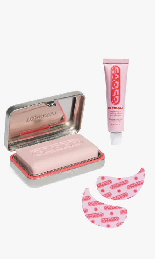 Faded Brightening Bundle & Cleansing Bar Set - Topicals