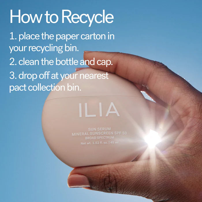 Sun Serum Mineral Sunscreen Spf 50 - Ilia