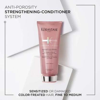 Chroma Absolu Bain Chroma Respect Conditioner for Sensitized Or Damaged Color Treated Hair - Kérastase