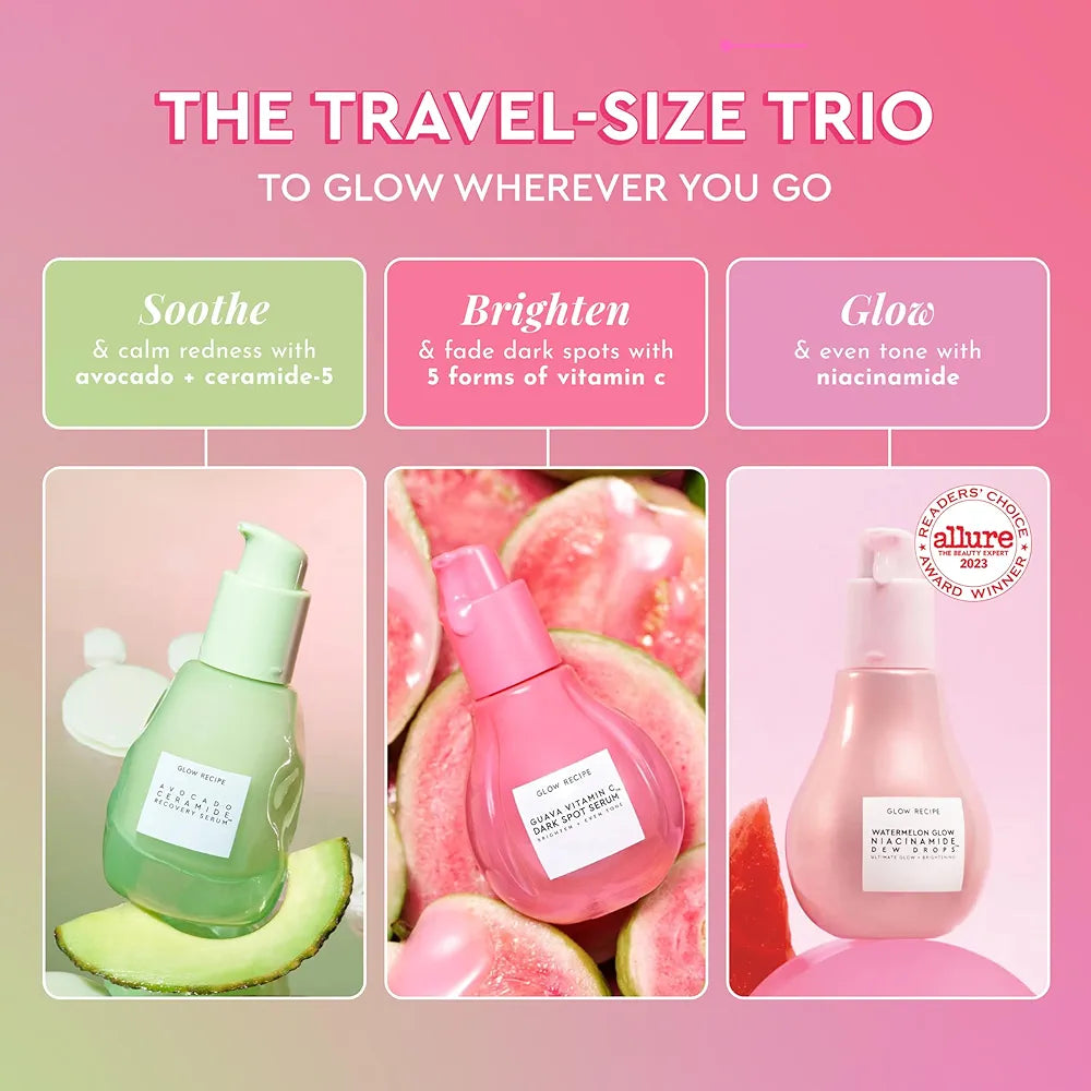 Soothe, Brighten & Glow Mini Trio - Glow Recipe