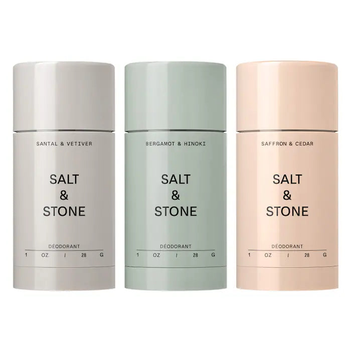 Mini Deodorant Discovery Set - Salt & Stone