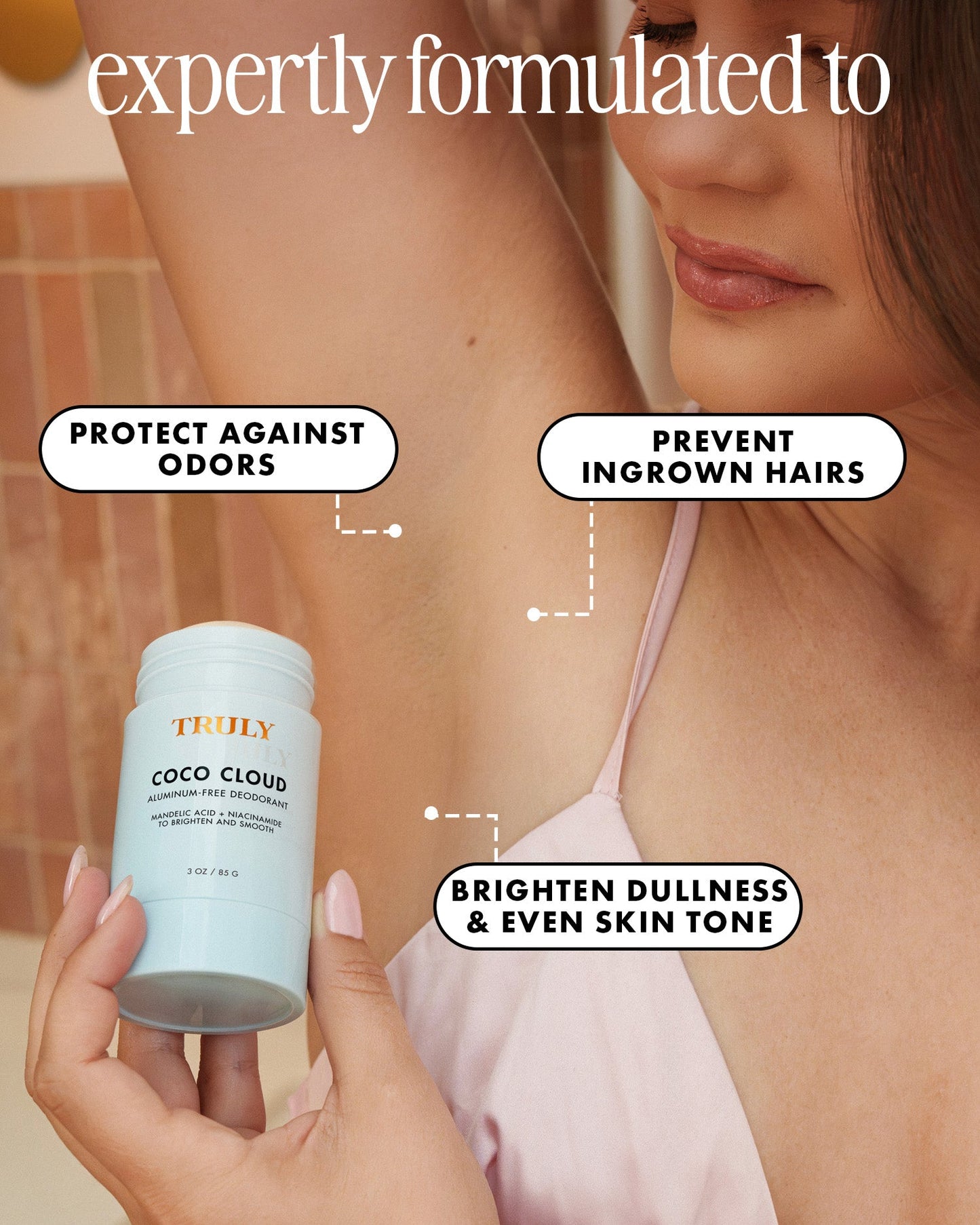 Aluminum Free Deodorant with Mandelic Acid+Niacinamide - Truly
