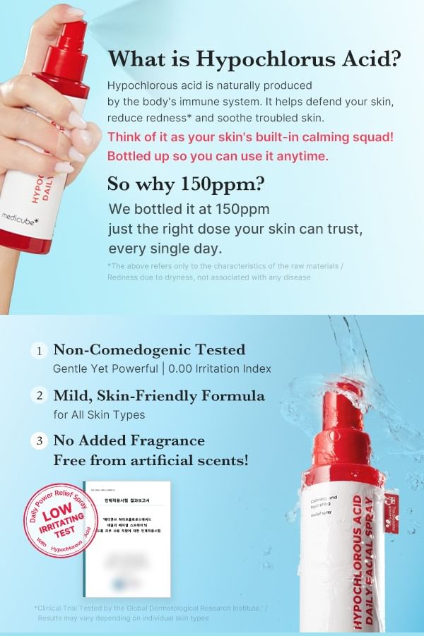 Hypochlorous Acid Daily Facial Spray - Medicube