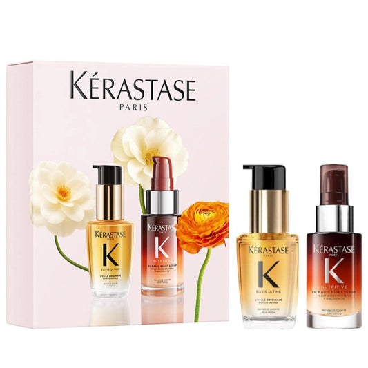 Mini Elixir Ultime Hair Oil & 8H Magic Night Serum Hair Gift Set - Kérastase Paris