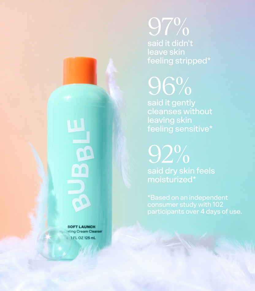 Soft Launch Hydrating Cream Cleanser - Bubble
