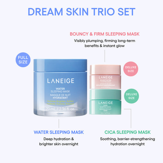Dream Skin Trio Sleeping Masks Set -  Laneige