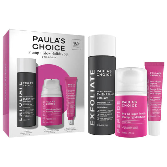 Plump+Glow Holiday Set 3 Full Sizes - Paulas Choice