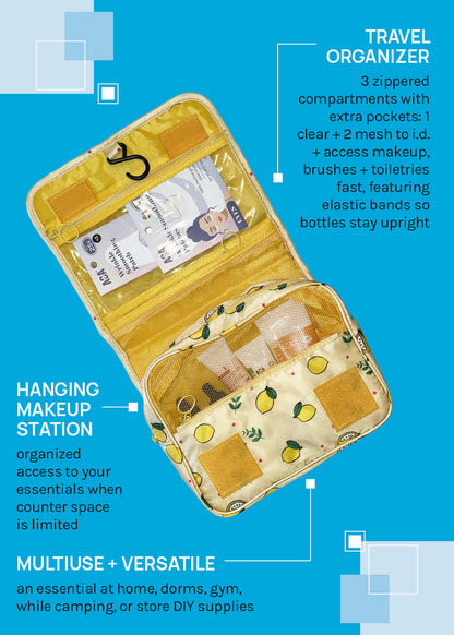 Travel Hanging Toiletry Case - A2O Lab