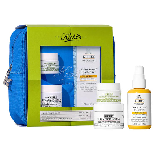 Moisturize And Help Protect Set - Sience Kiehls