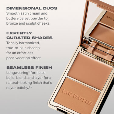 Cheek Thrills Bronze & Tone Duo - Morphe