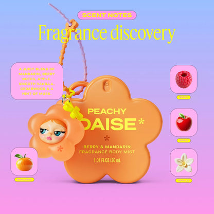 Charmed Daise Fragance Body Mist with Mini Dollface Charm - Daise