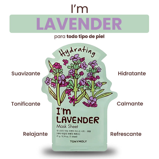 Mask Sheet I'm Lavender - TONYMOLY