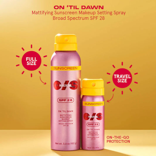 On Til Dawn Mattifying Sunscreen & Setting Spray SPF 28 - One Size