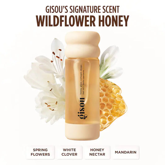 Honey Gloss Collagen Drops Hair Oil - Gisou
