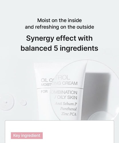 Oil Control Moisturizing Cream For Combination / Oily Skin - Celimax