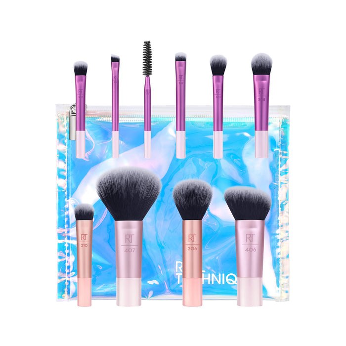Travel Fantasy Mini Brush 10-In-1 Total Face Kit - Real Techniques