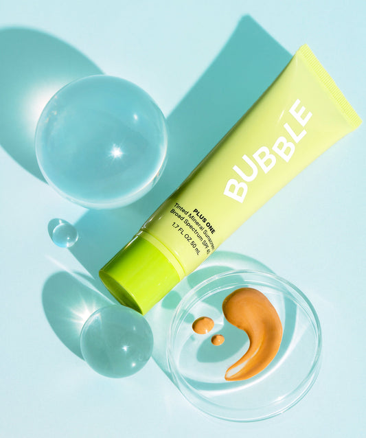 Plus One Tinted Mineral Sunscreen Broad Spectrum Spf 40 - Bubble