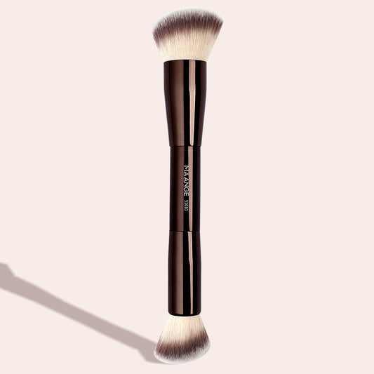 Double Ended Angled Makeup  Brush - Maange