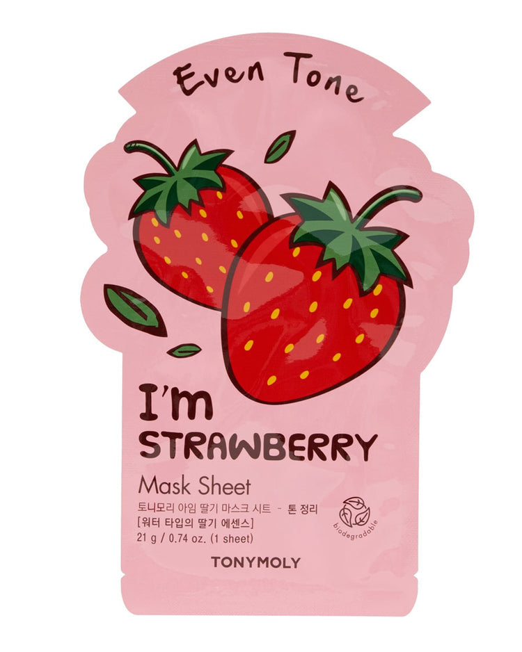 Even Tone I'm Strawberry Mask Sheet - Tonymoly