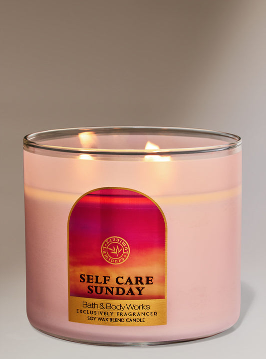 Self Care Sunday 3 Wick Candle  - Bath  & Body Works