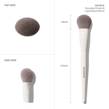 Rounded Cream & Liquid Blush Brush - Morphe