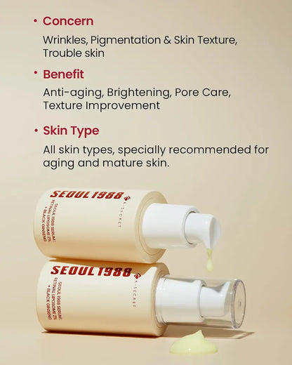 Seoul 1988 Serum Retinal Liposome 2%+Black Ginseng - K-Secret
