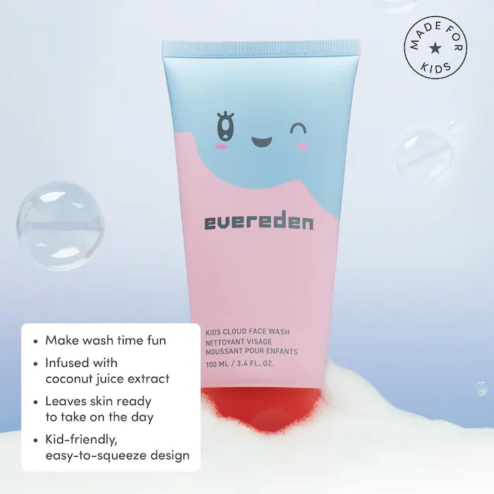 Kids Cloud Face Wash - Evereden