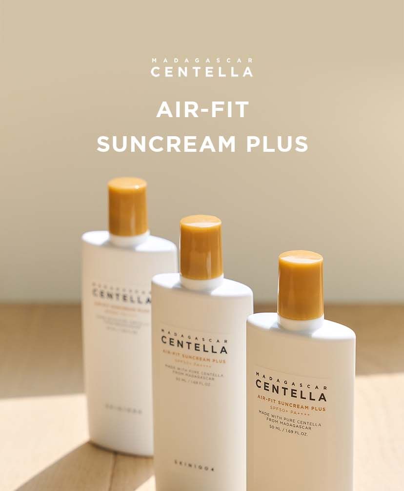 Madagascar Centella Air Fit Suncream Plus Spf 50+PA++++ - Skin1004
