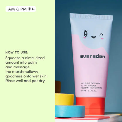 Kids Cloud Face Wash - Evereden