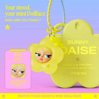 Fragance Body Mist with Mini Dollface Charm - Daise