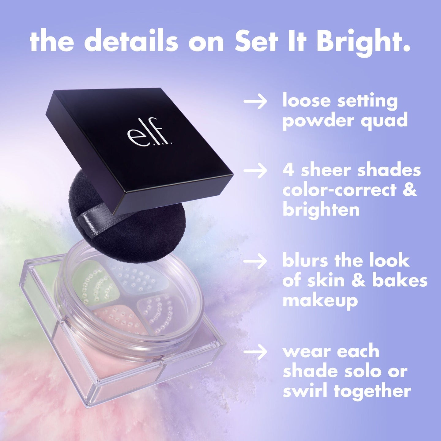 Setting Powder Set It Bright Correcting & Brightening - Elf