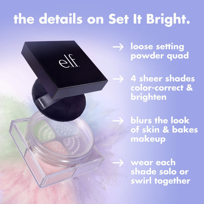 Setting Powder Set It Bright Correcting & Brightening - Elf