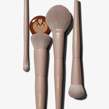 Iced Mocha 4 Piece Face Brush Set - Morphe