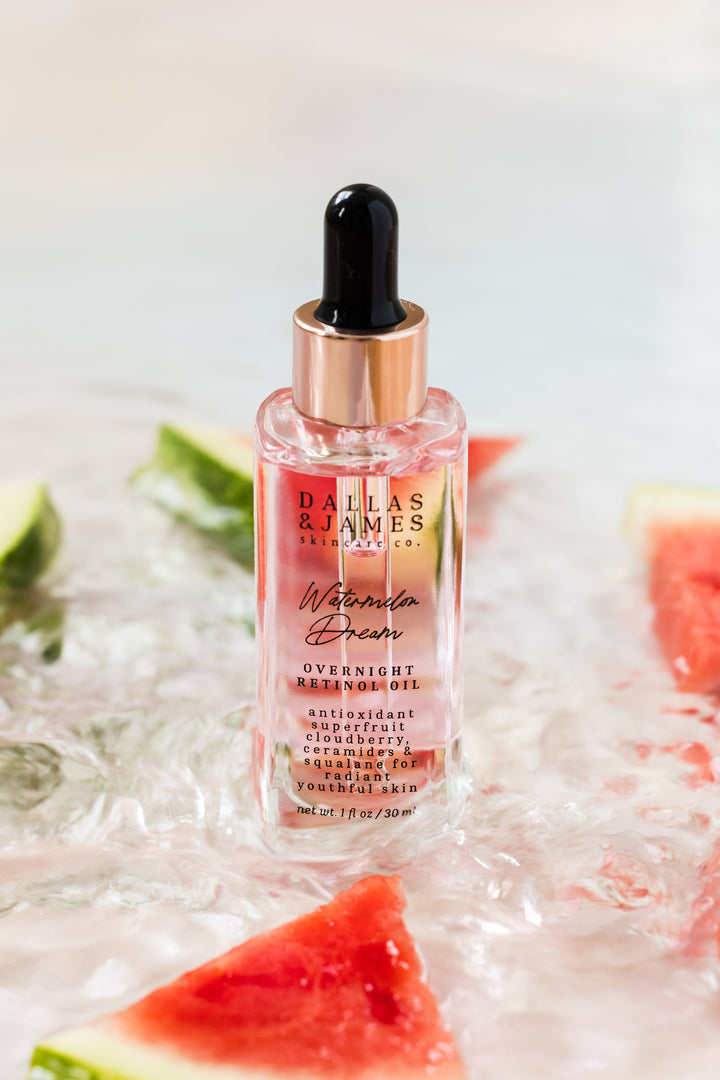 Watermelon Dreams Over Night Retinol Oil - Dallas & James Skincare Có.