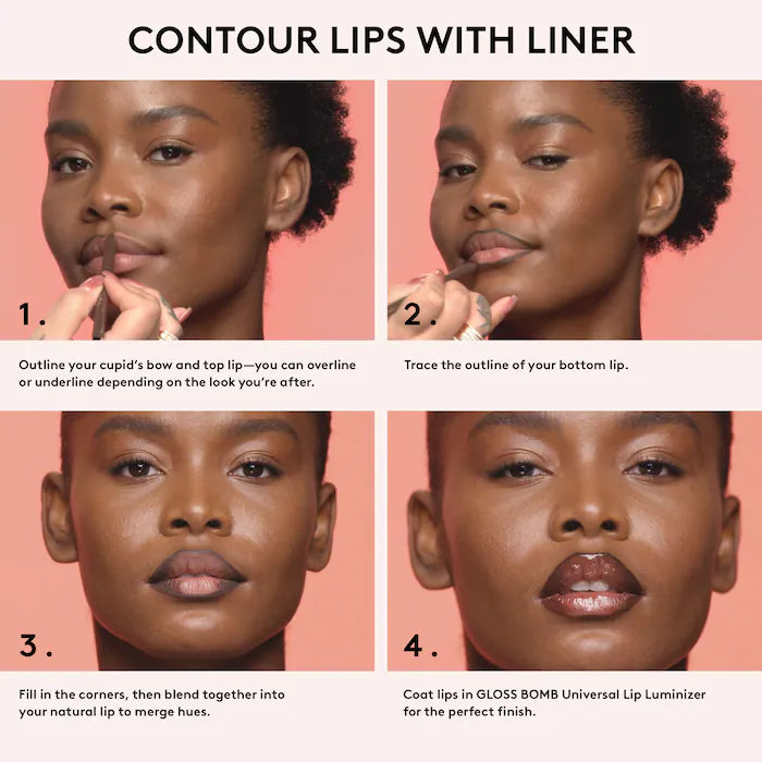 Berry  Brown'D Pout Lip Liner+Gloss Stick Duo - Fenty Beauty